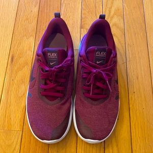New Nike sneakers in Maroon Flex Experience style